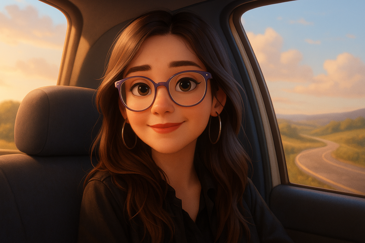 Esta es una imagen mía convertida al estilo de Disney Pixar por ChatGPT